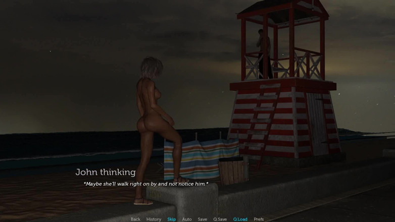 Dirty GamesXxX: Tacos: Chồng dám vợ đi bộ khỏa thân trên bãi biển -...
