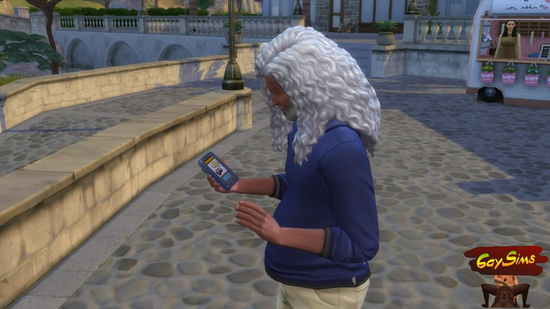 Dirty gay Sims: 첫 번째 의붓아들, 하지만 지금은 계집애 소녀