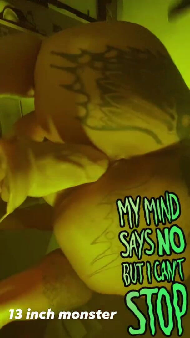 MzKiTTy91: Taking huge 12 in monster cock