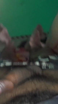 Real Sex in Night with Lover in Flashlight
