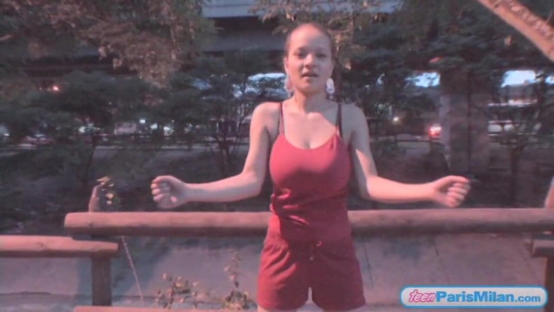 Teen Paris Milan: Paris Milan - Jumping jacks!