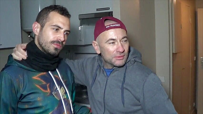 Gaybareback: Sexy twink fucked bareback by pig boy and creampied