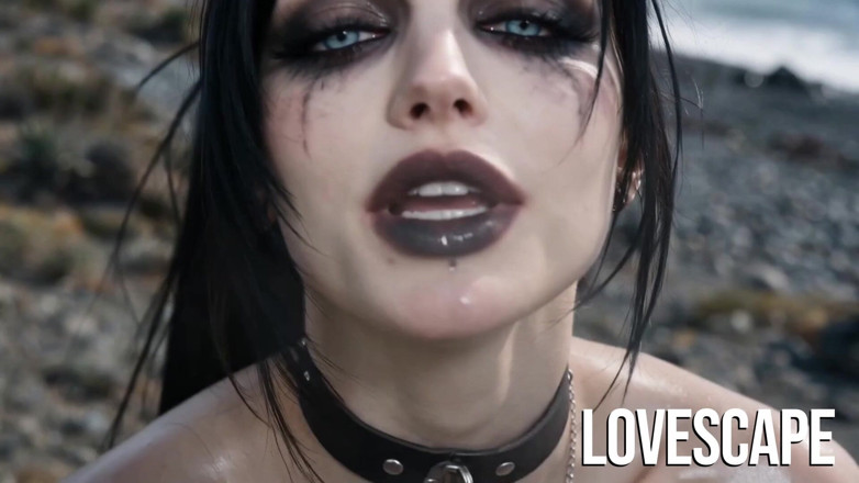 Lovescape: Tetona gótica duro en Icy Beach (ai)