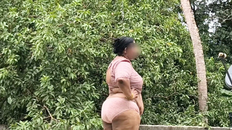 Anne Ipe: Chubby Girl in White Skirts and Pink to Getting Completely...