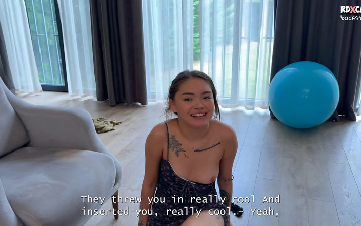 RDXCast: За лаштунками! Жорсткий подвійник маленької азійської порноакторки Квіні Кім!