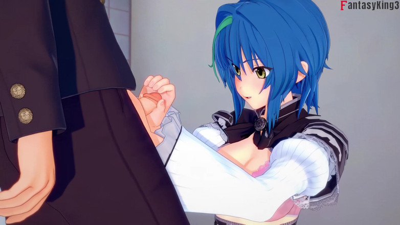 Fantasy king: Xenovia e Issei scopano nei bagni, Rias trova - dxd ntr...