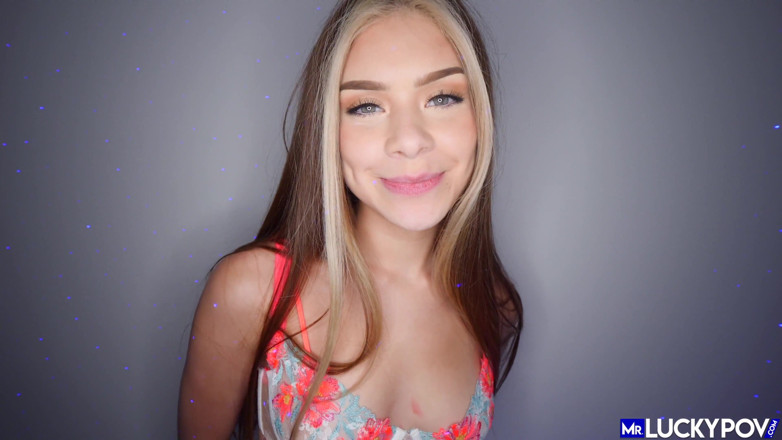 Mr.Lucky POV: Late night fucking for sexy brunette teen slut