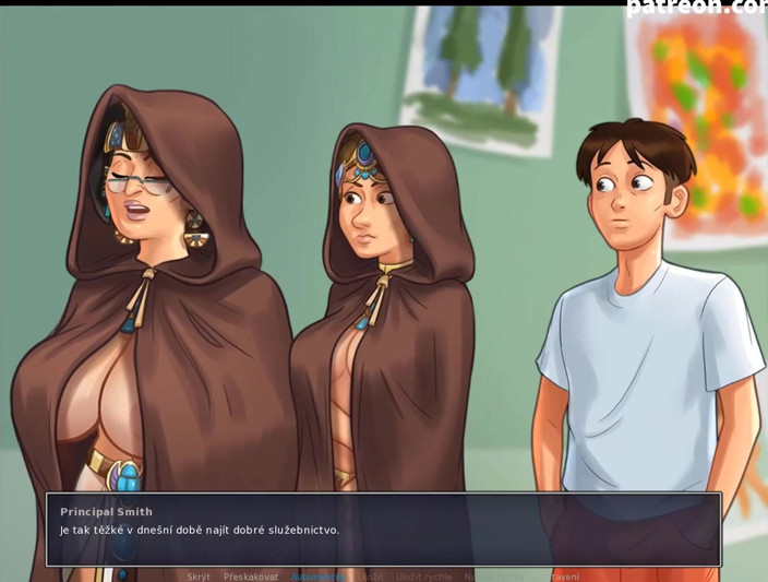 Cartoon Universal: Summertime saga part 3 - Art lessons (Czech sub)