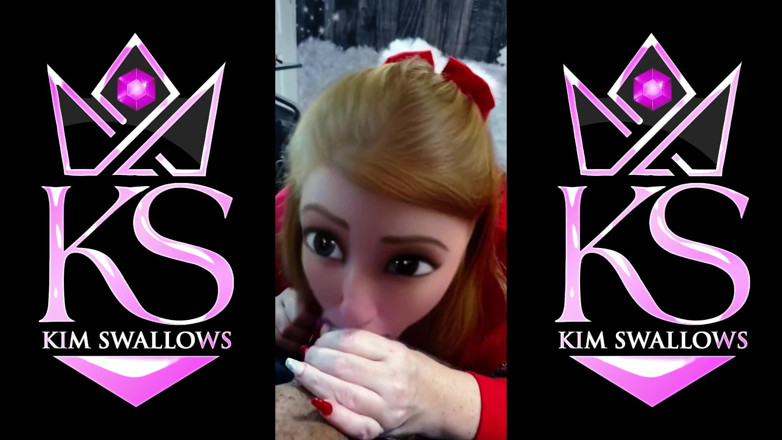 Kim Swallows: Princess Cum Dump Slut