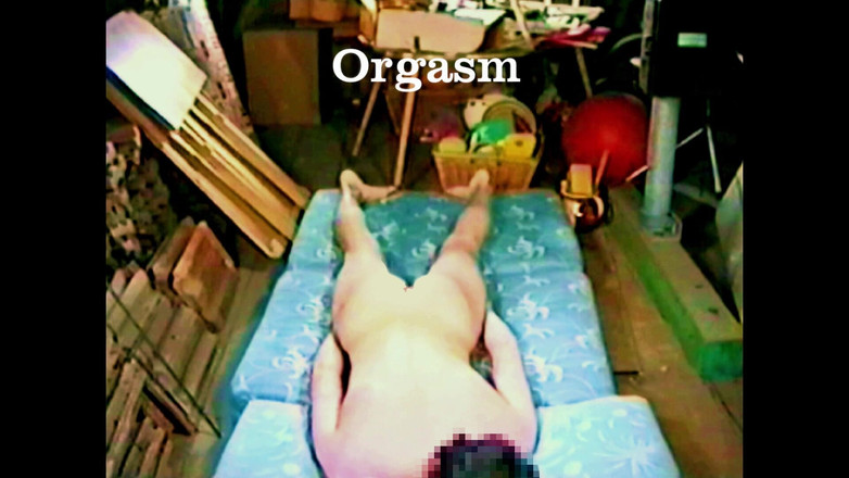 Mark Hannes: 18-jarige Mark, naakte oude opslagbult masturbatie