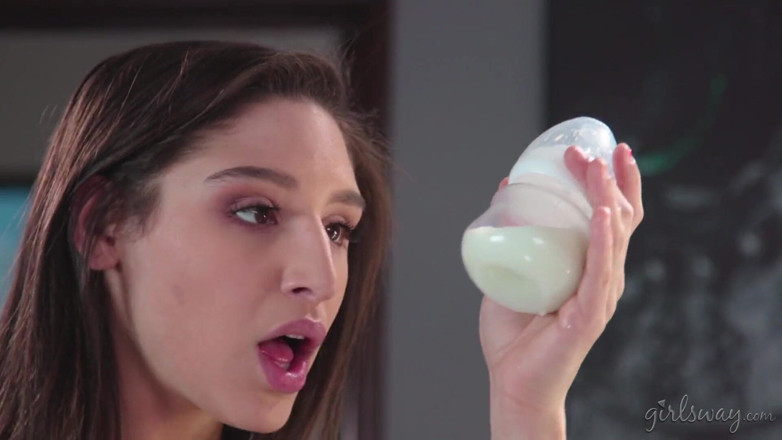 Girlsway: GIRLSWAY Breastfeeding the sitter with Abella Danger