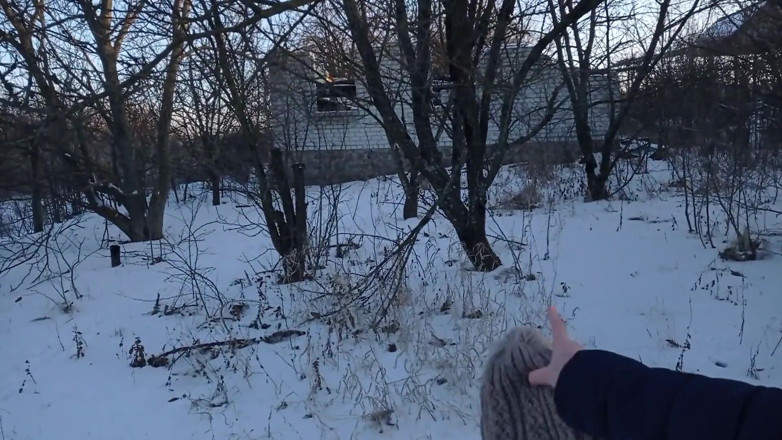SweetAndFlow: Outdoor sex in winter - Guy fuck me hard