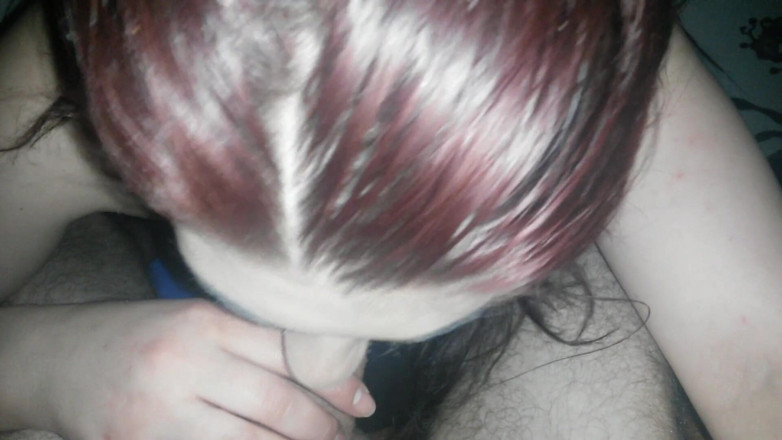 Caralia Deluxe: Redhead gives me a hot blowjob POV