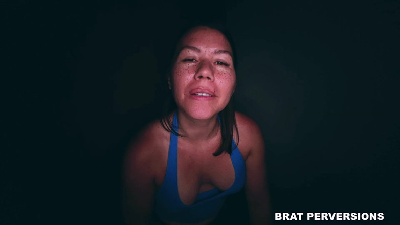 Brat Perversions: Femdom Ass Play POV