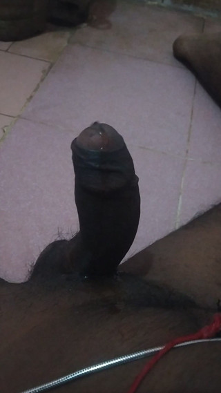 Tamil10inchesbbc: Wasing My Big Cock