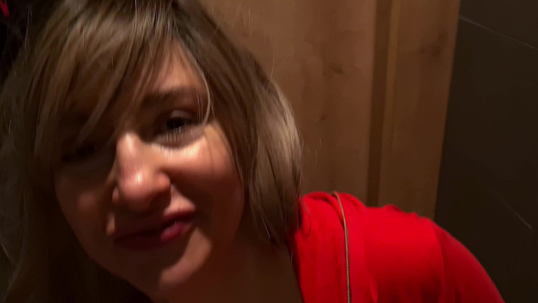 DedeDeville: Very Risky Sex with My Hot Stepmom in Men's Restroom...
