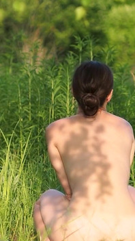Little Slut Takes a Cock in Her Tight Ass Outdoor