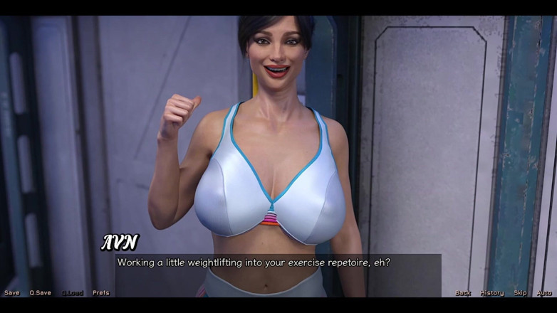 AVN Teller: Stranded in Space - Planning Yoga Date with Brunette Milk with...