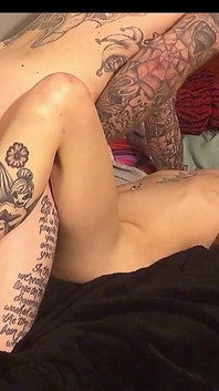 Hot Blonde Tatted Petite Spinner Get Dicked by Tattooed Bwc