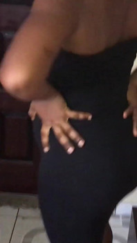 African Girl Striptease