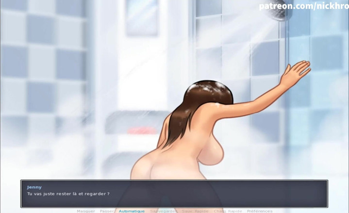 Cartoon Universal: Summertime saga part 105 - deepthroat cock my stepbrother ( French sub )