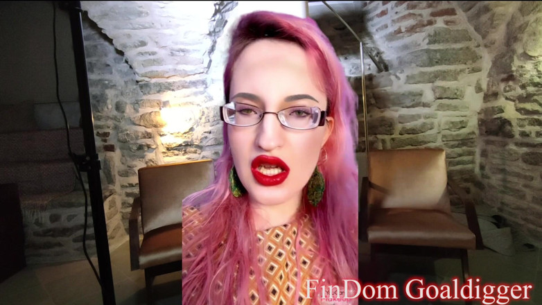 FinDom Goaldigger: Just look into my eyes!