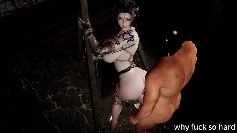 Why fuck so hard: 3डी बड़े स्तन वाली परिपक्व चोदने लायक मम्मी ने बंधन वर्चस्व दब्बू माचो वाला सेक्स किया और पट्टी बांधी