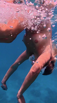 Big Ass Beauty Kayci Kaylani Nude Underwater Diving and Masturbation