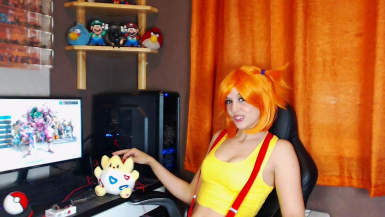 Candystart Videos: Misty Pokemon seksi sigara içiyor
