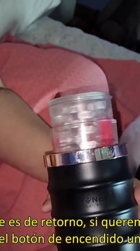 เครื่องช่วยตัวเองนักรบจาก Honey Play Box รู้สึกดีสุดๆ บนควยฉัน
