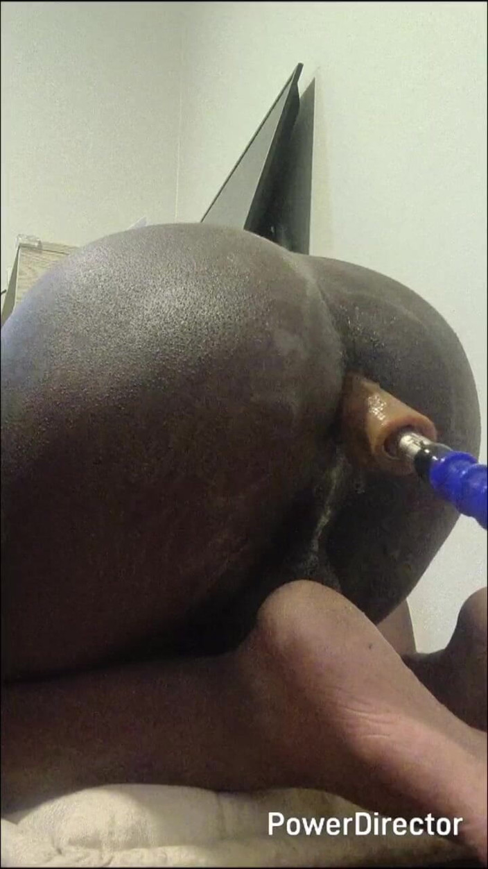 DaBlackFemboy: Femboy Addicted to Dildo Hands Free Creamy Orgasms on Fuck...