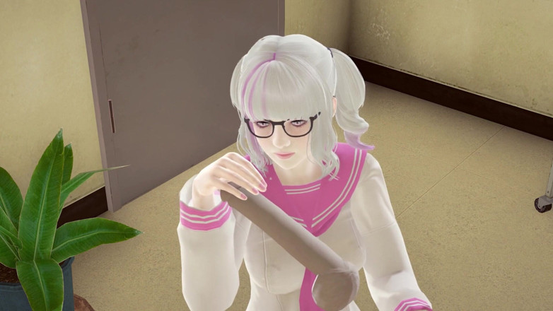 Waifu club 3D: College girl jerk off cock teacher in the library