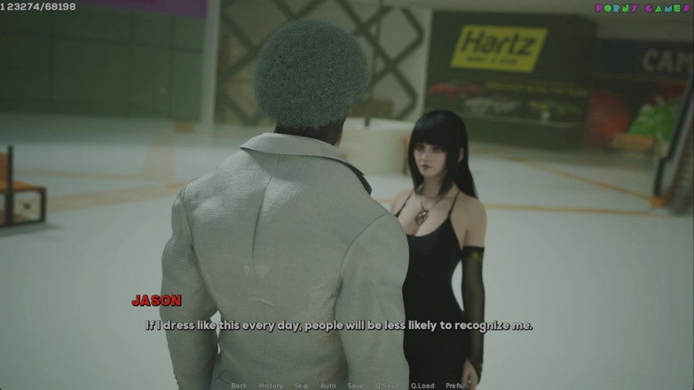 Porny Games: Shadows of Desire by Shamandev - Androgynous Boyfriend Catches His Busty...