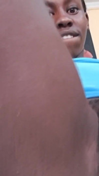 Ebony Extreme Close-up Masturbation Finger Fucking