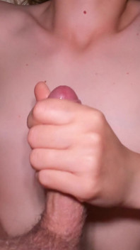My 18-year-old Stepsister with Tiny Tits Agreed to a Quick Handjob.