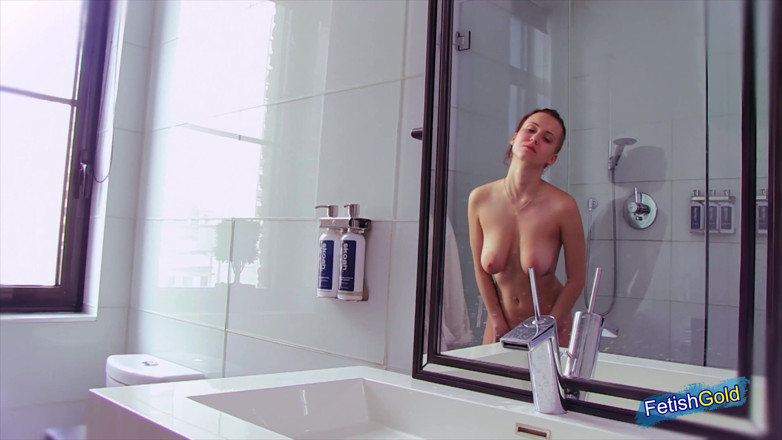 Teens Like it Hard: Horny redhead teen masturbates in the shower