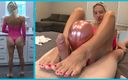 Sex with milf Stella: Pink Mules Barbie Stella Gives Shoe Job Foot Job with...