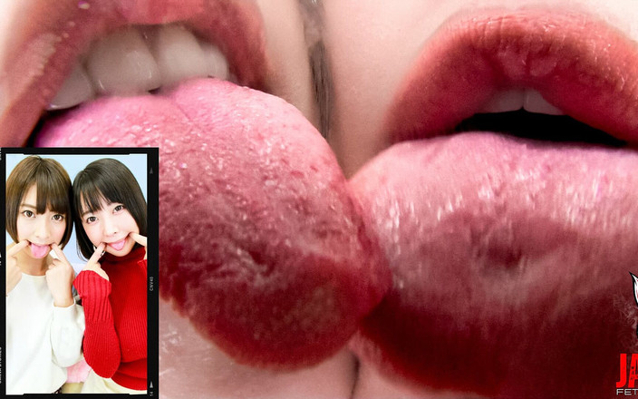 Japan Fetish Fusion: アリサとミクのトリオキス:舌のダンス