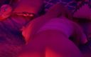 Tabitha XXX: Играя с цветными свето-фильтры, возьми экскурсию по моей заднице в красном