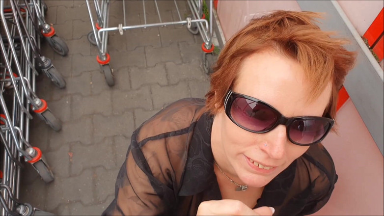 UserBitch1: Fucked in the Supermarket Parking Lot