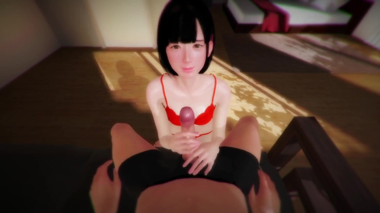 Wraith ward: Asian girlfriend gives an amazing hand job: 3D Porn POV