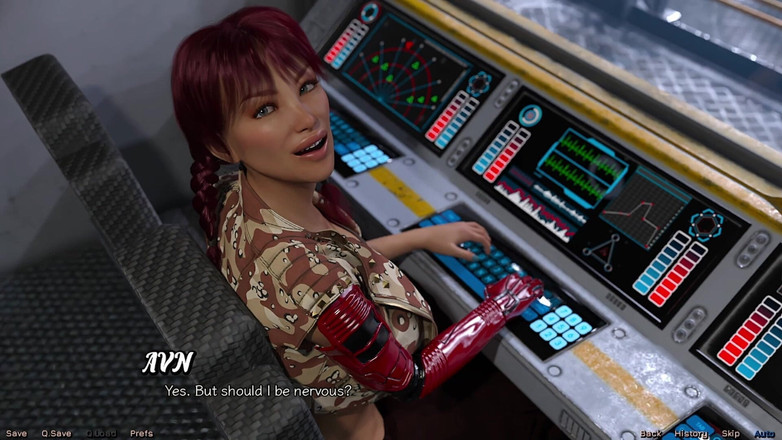 AVN Teller: 우주에 좌초 - 정액과 키스 나 카밀라