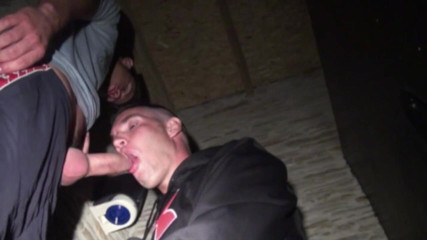 Gaybareback: Mathieu suck guy in glory holes nad fucked