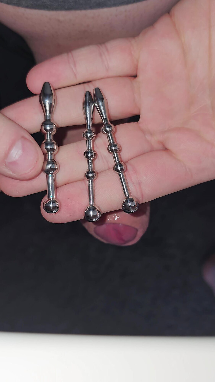 TimonDrostus: Pongo tapones de semen en mi polla. Pene cachondo enchufa...