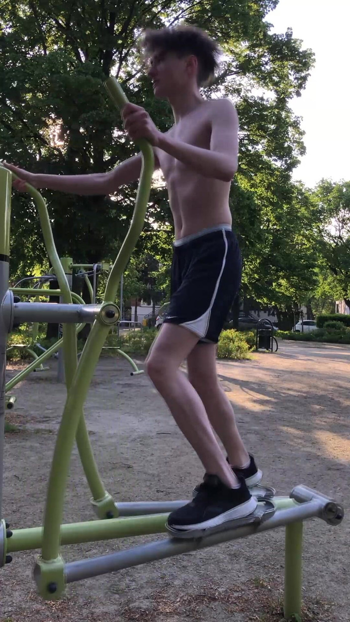 Gunter Meiner: Anh chàng sục cu sau một buổi tập luyện