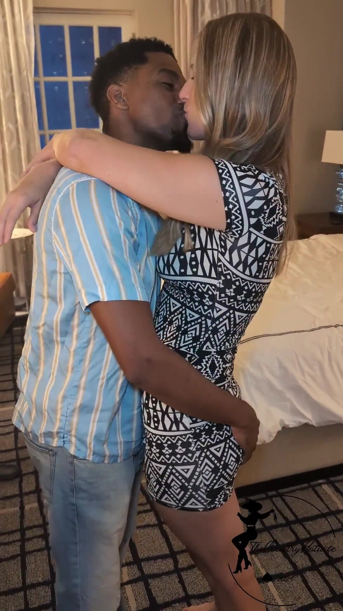 Darrenblazeent: Country Hotwife BBC Creampie in Front of Husband