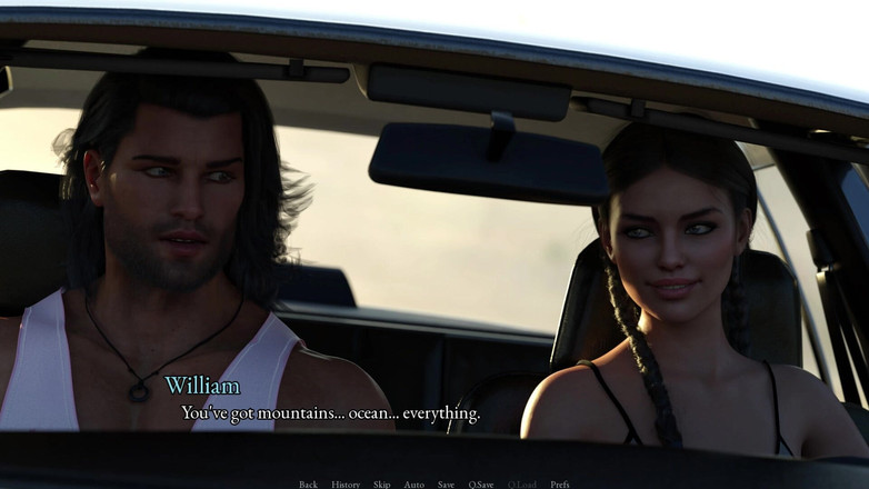 3D Cartoon Porn: Kde to všechno začalo 12: William Sunscreens Helen's Thigh &amp; Asks na...