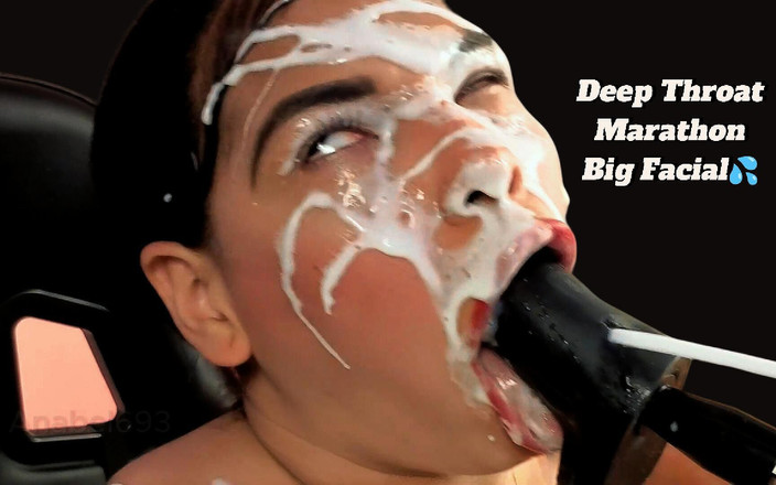 anabel693: Diepe keel in marathon hard "Happy End sperma op mijn mooie...