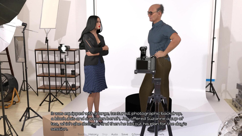 Dirty GamesXxX: The Three Panels: Esposa uma modelo amadora e seu marido...