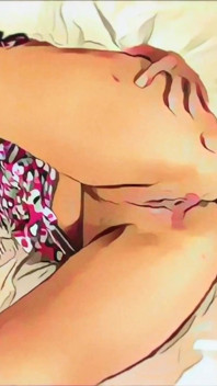 Cartoon - Busty Girl Likes Butt Fucking